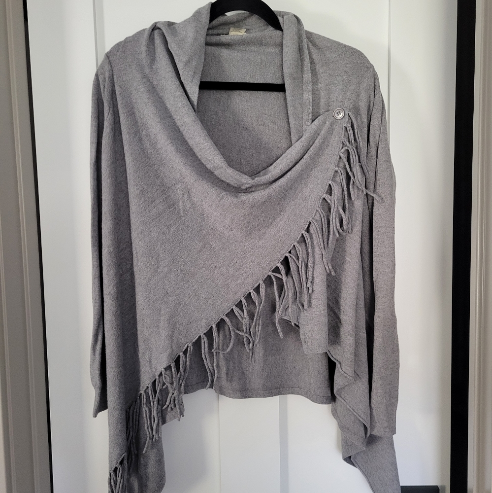 Lovestitch Fringe Drape Cardy